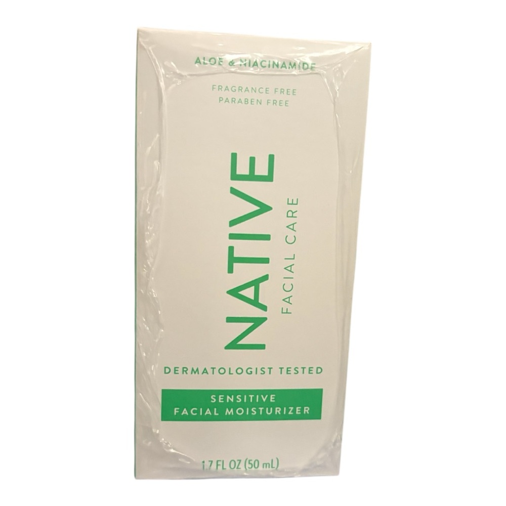 3× Native Aloe & Vitamin B3 Sensitive Facial Moisturizer - 1.7 fl oz New In Box